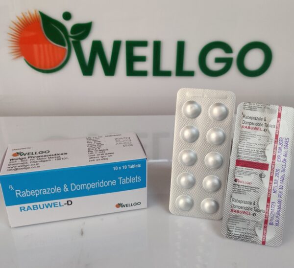 Rabeprazole 20Mg + Domperidone 10Mg Tablets pcd