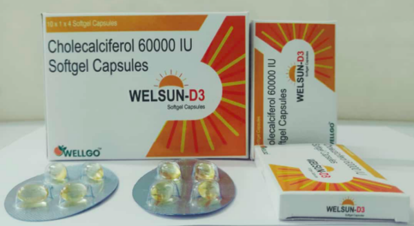 Cholecalciferol soft gel capsules